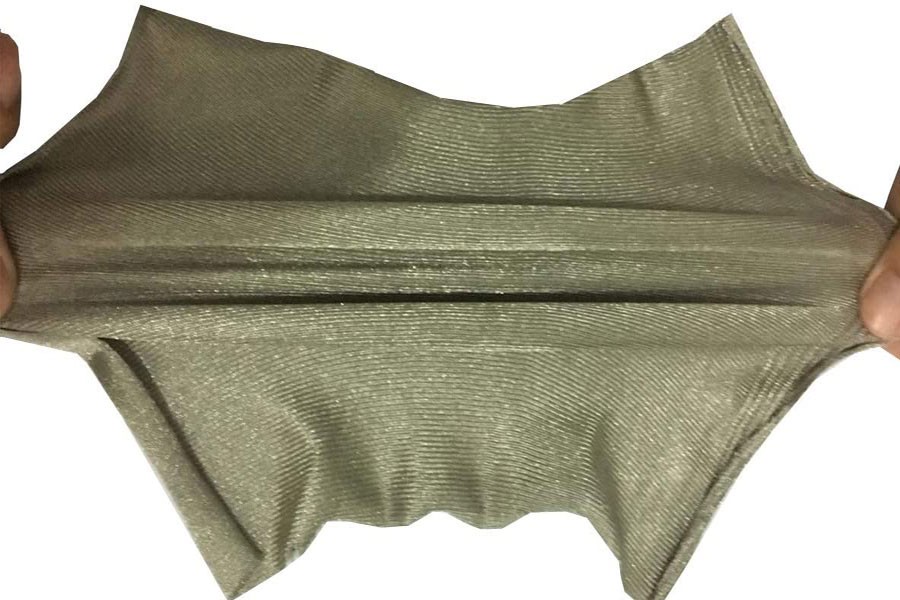100% Silver Fiber Fabric